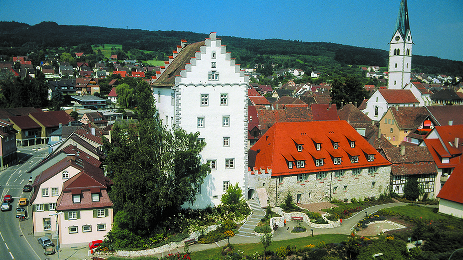 Blick aufs Bischofschloss